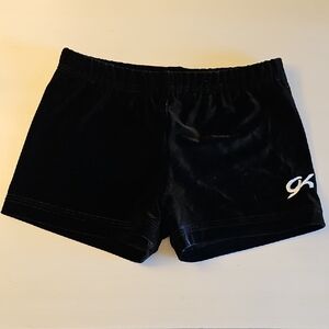 GK Kids Black Velvet Shorts